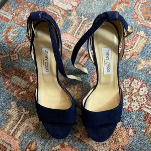 Jimmy Choo Navy Blue Pumps Size 39